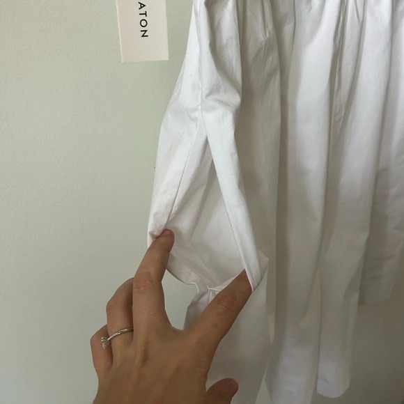 Babaton Abacus Poplin  White Romper - Picture 2 of 4